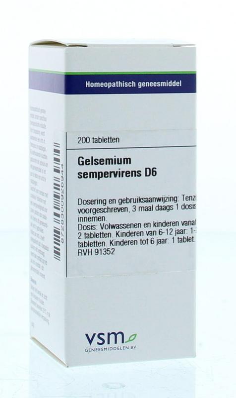 Vsm  Gelsemium Sempervirens D6 Tablet