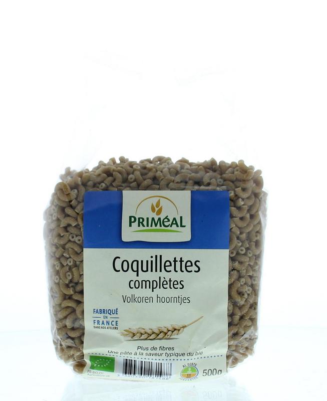 Volkoren Hoorntjes Bio | 500g | Primeal | EFarma Apotheek En Drogist