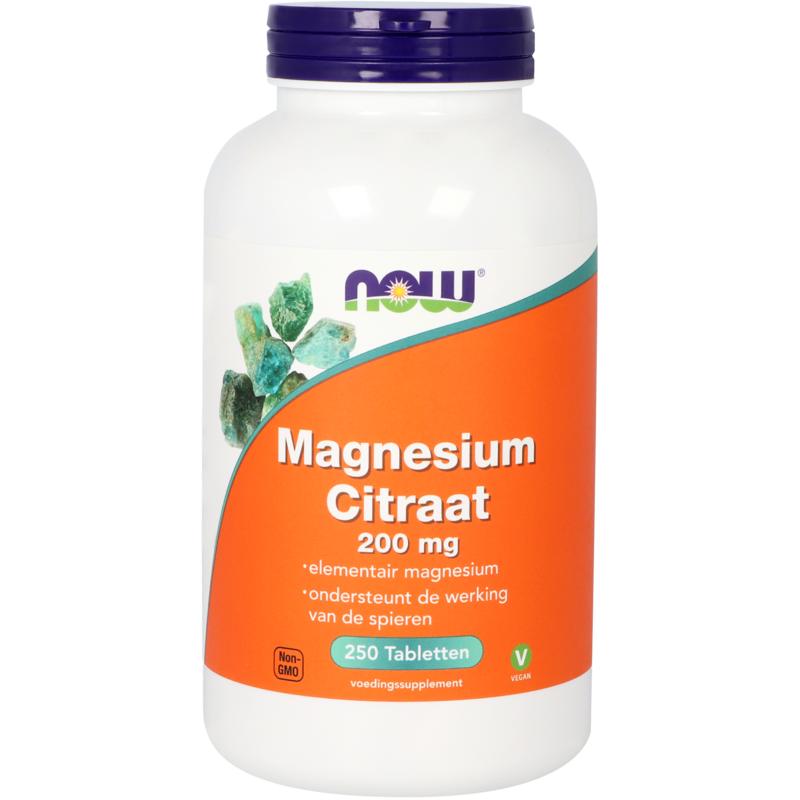 Now Magnesium Citraat Tablet