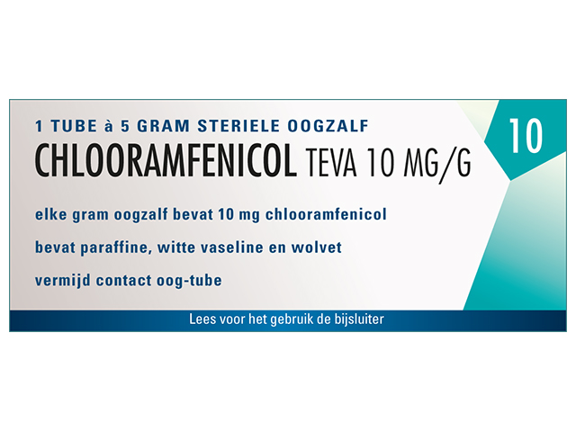 Chlooramfenicol Teva Oogzalf 10mg/G Tube 5g