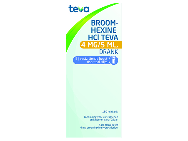 Broomhexine Hcl Teva Drank 0,8mg/ml