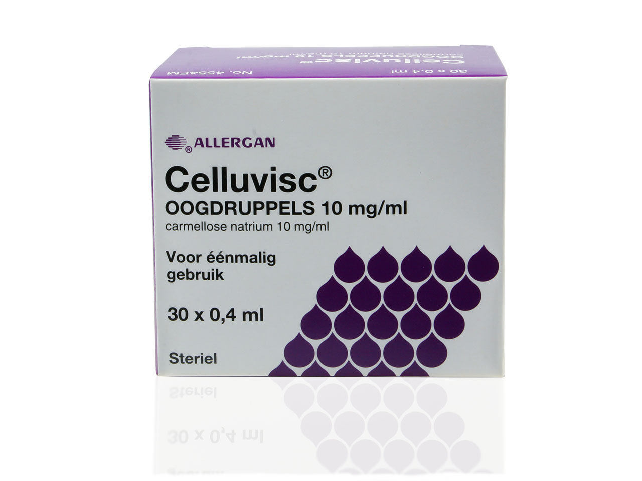 Celluvisc Unit Dose Oogdruppels 10mg/ml Tube 0,4ml