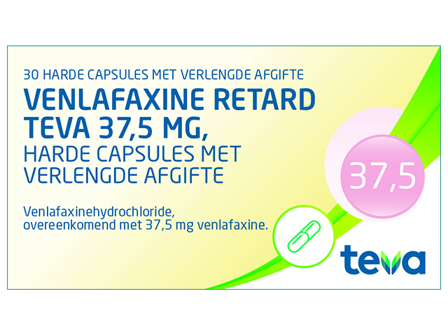 Venlafaxine Teva Retard Capsule Mva  37,5mg