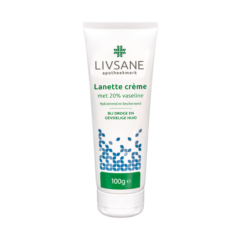 Livsane Lanettecrème met 20% Vaseline (100g)