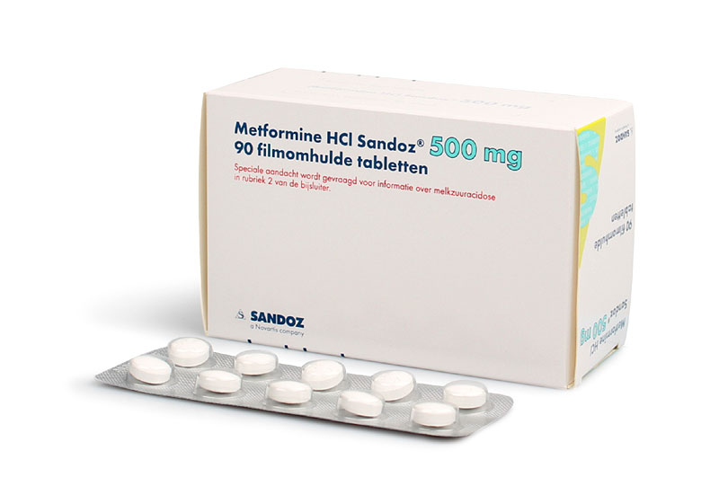 Metformine Hcl Sandoz Tablet Filmomhuld  500mg