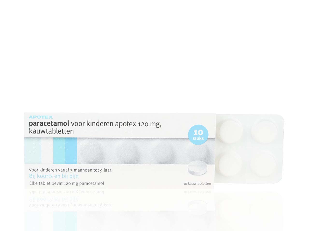 Paracetamol Apotex Voor Kind Kauwtablet 120mg