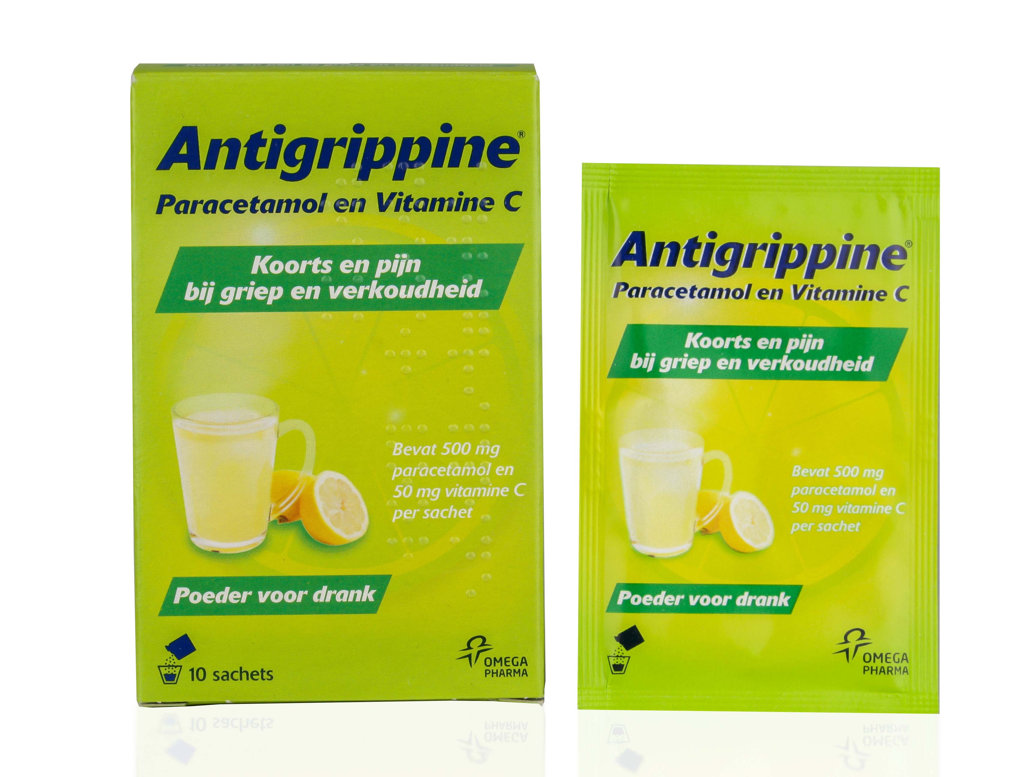 Antigrippine Paracetamol Vit C Pd V Dr Sa 500 50mg 10 St EFarma