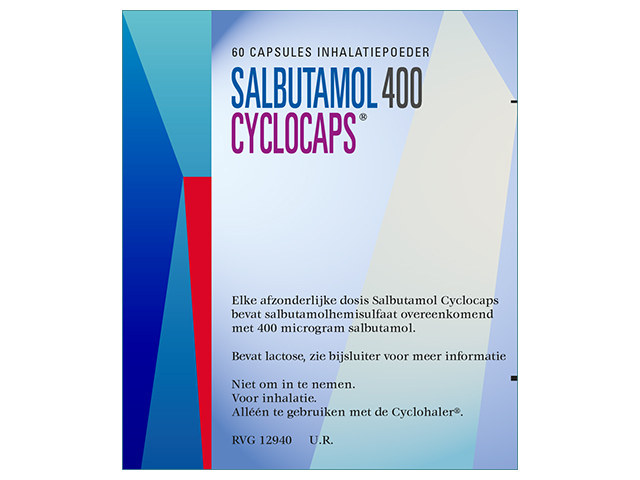 Salbutamol Cyclocaps Inhalpdr 400mcg + Cyclohaler