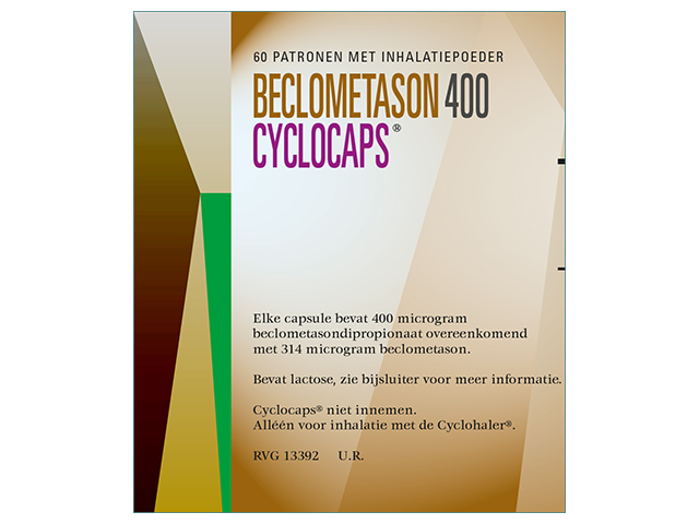 Beclometason Cyclocaps Inhalpdr 400mcg+Cyclohaler