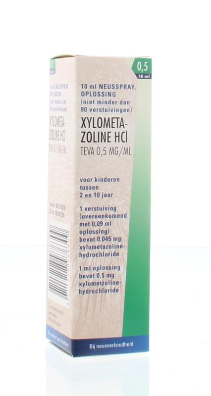 Xylometazoline Hcl Teva Neusspray 0,5mg/ml