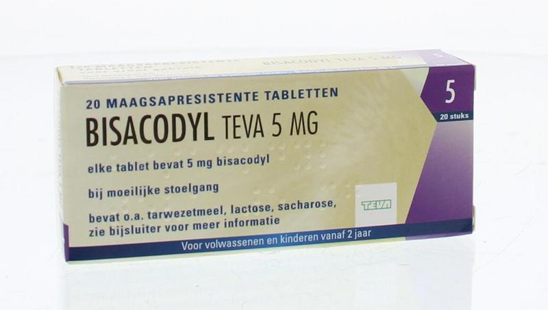 Bisacodyl Teva Tablet Msr 5mg