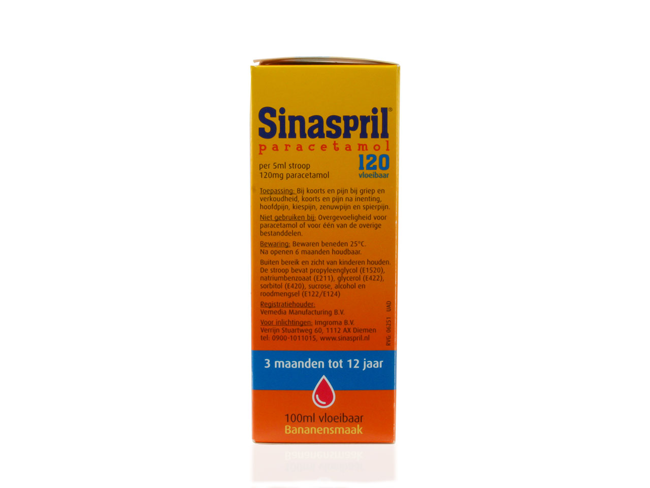 Sinaspril Paracetamol Stroop 120mg/5ml