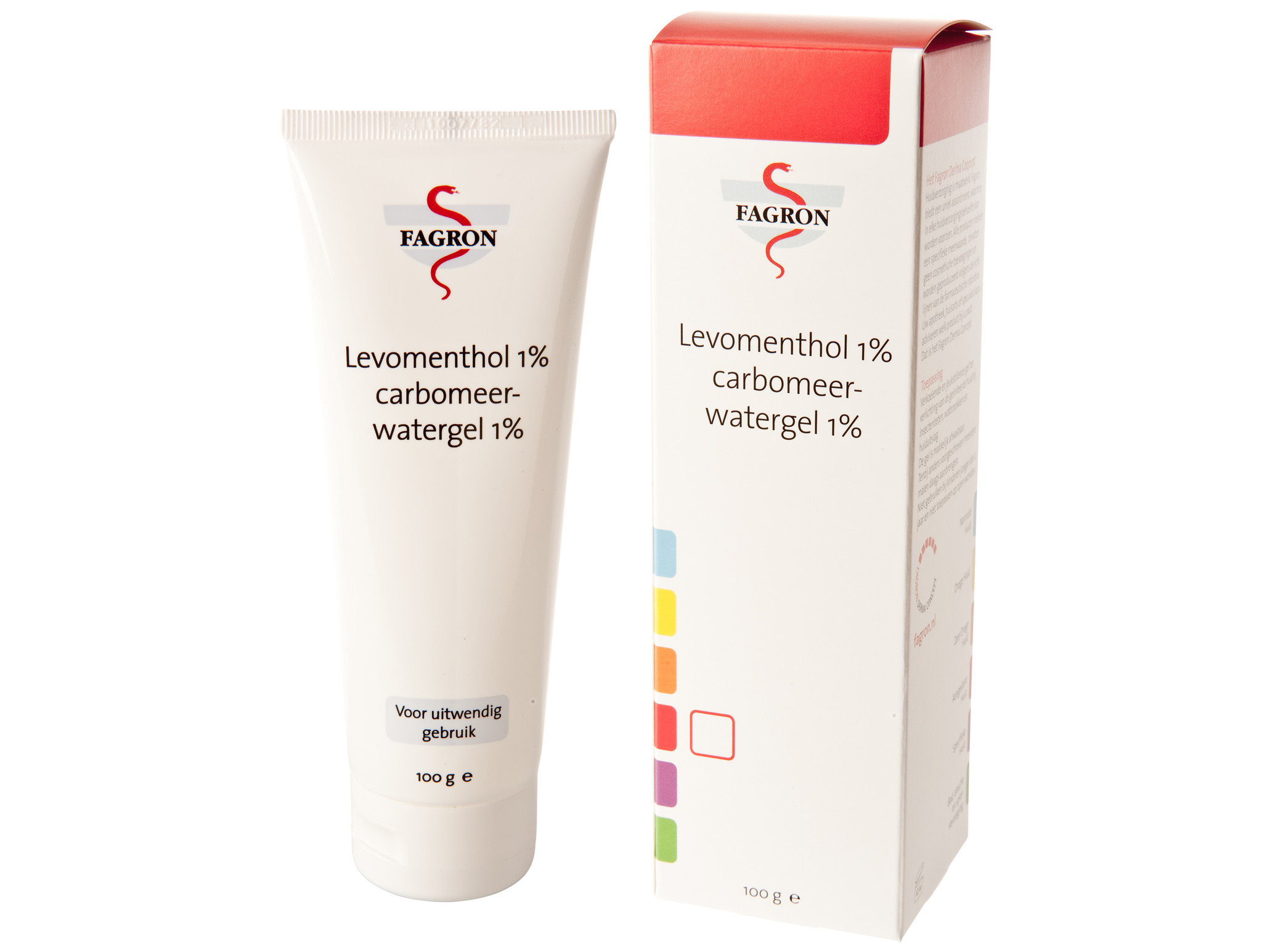 Fagron Levomenthol 1% Carbomeerwatergel 1% Tube In Doos (100g)